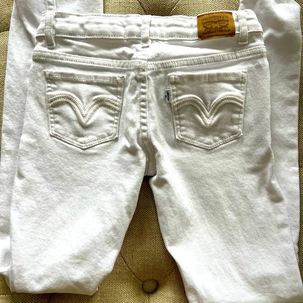 LEVI’S 711 WHITE SKINNY JEAN YOUTH SZ 12R